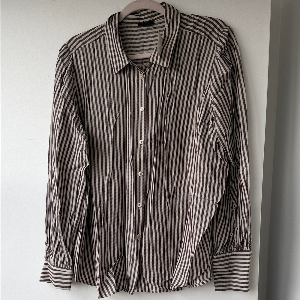 Striped blouse button down - Picture 2 of 2